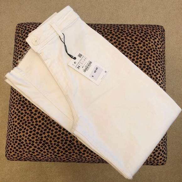 SOLD Zara marine straight jeans - Picture 7 of 12